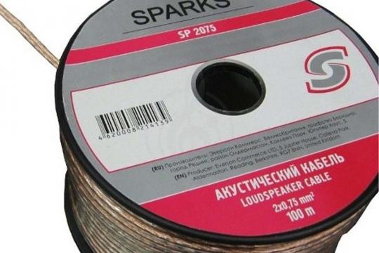 SPARKS SP2075 Акустический кабель 2х0,75мм2 прозрачный - фото 2 Акустический кабель SPARKS SP2075 Акустический кабель 2х0,75мм2 прозрачный - фото 2