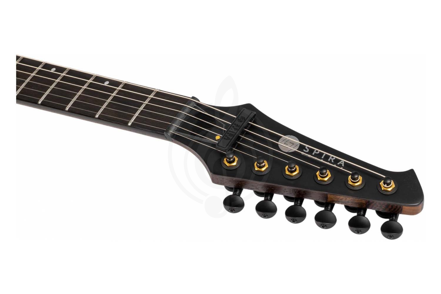 Электрогитара Superstrat SPIRA S-1000 PRO Black Limba - Электрогитара - фото 8