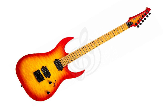 Электрогитара Superstrat SPIRA S-500 QFB - Электрогитара 6 струн - фото 1