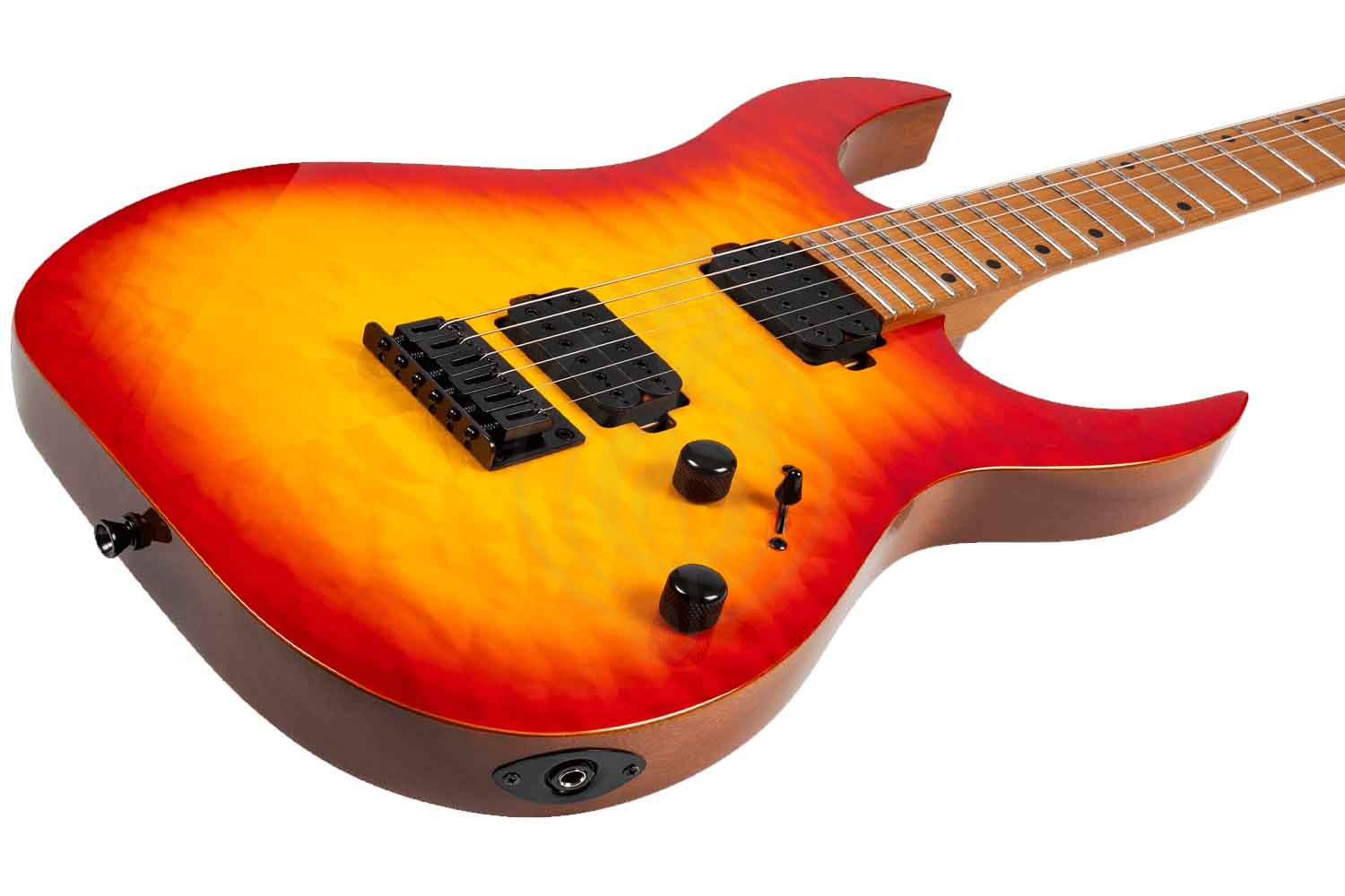 Электрогитара Superstrat SPIRA S-500 QFB - Электрогитара 6 струн - фото 3