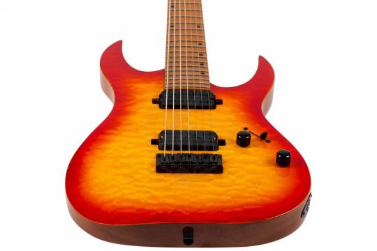 Электрогитара Superstrat Spira S-507 QFB - Электрогитара 7 струн - фото 9