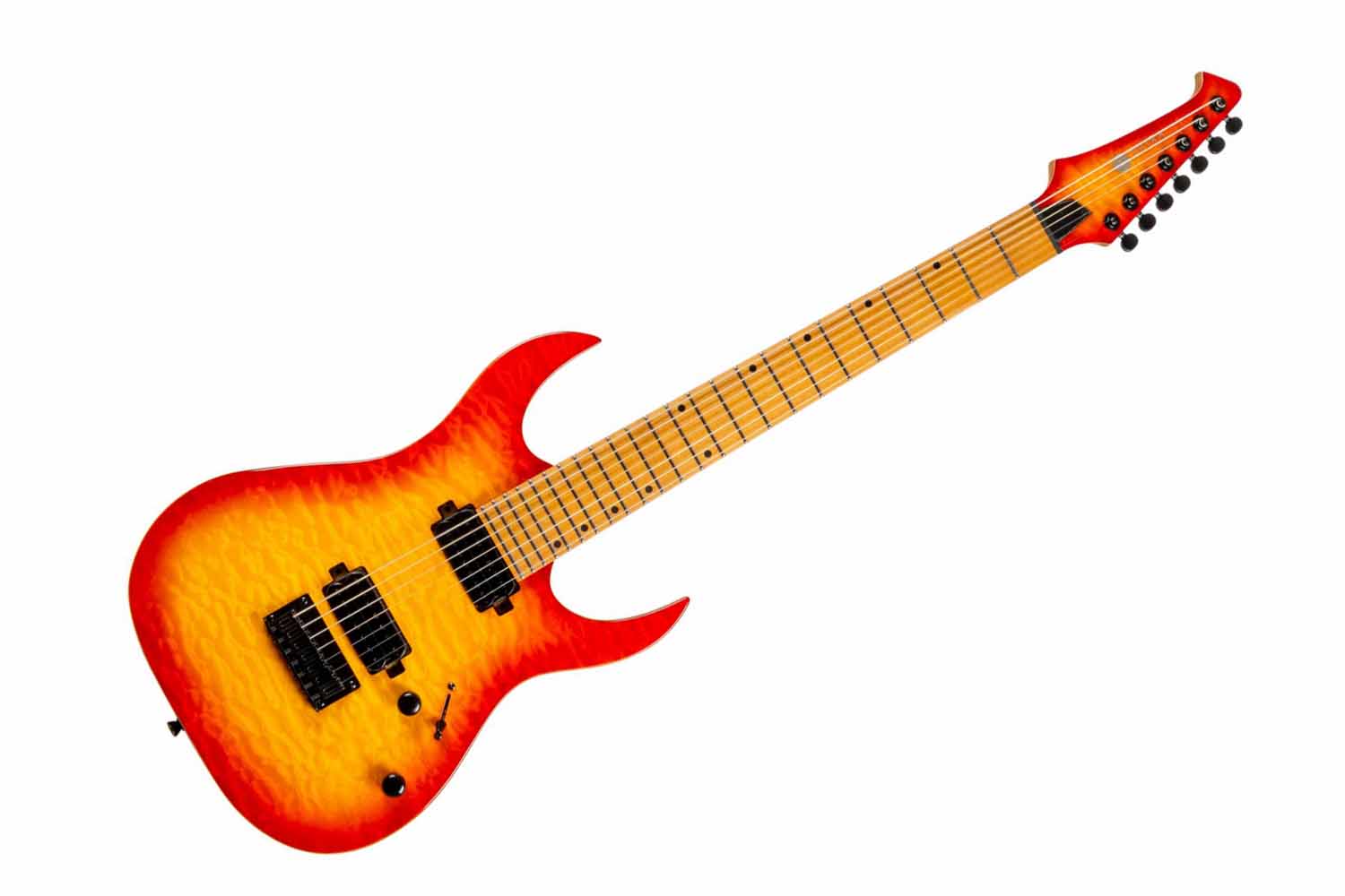 Электрогитара Superstrat Spira S-507 QFB - Электрогитара 7 струн - фото 1