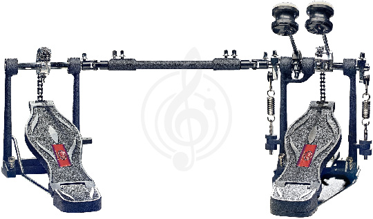 Педаль двойная STAGG PP-1200 - двойная педаль для бас-бочки. - фото 1