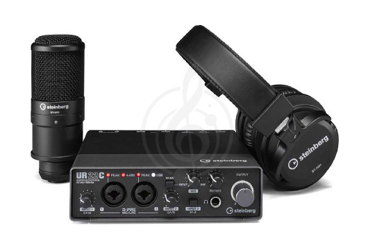 Комплект для звукозаписи Steinberg UR22C recording pack - звуковая карта (набор для звукозаписи) - фото 1