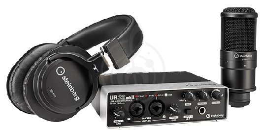 Комплект для звукозаписи STEINBERG UR22mkII Recording Pack - Студийный комплект - фото 1