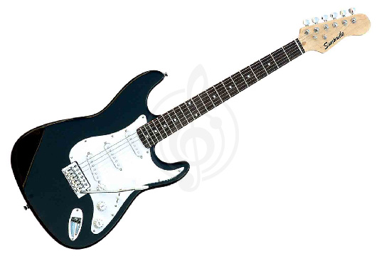 Электрогитара Stratocaster Sunsmile MEGP-BK - Комплект электрогитары, комбоусилителя, аксессуаров, черный - фото 1