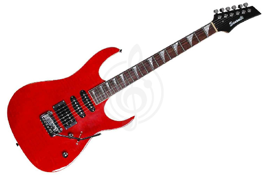 Sunsmile SJS-12 - Электрогитара, красная - фото 1 Электрогитара Superstrat Sunsmile SJS-12 - Электрогитара, красная - фото 1