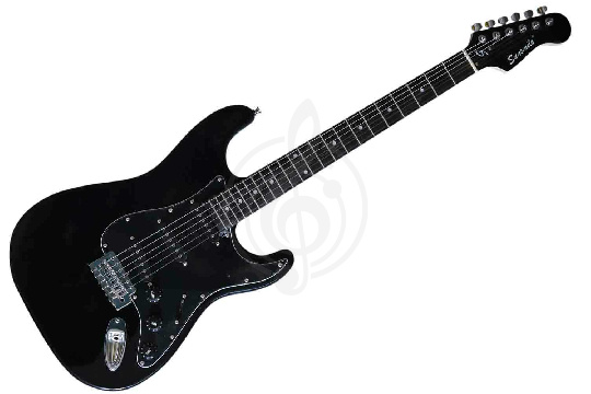 Sunsmile SST-90 - Электрогитара, черная - фото 1 Электрогитара Stratocaster Sunsmile SST-90 - Электрогитара, черная - фото 1