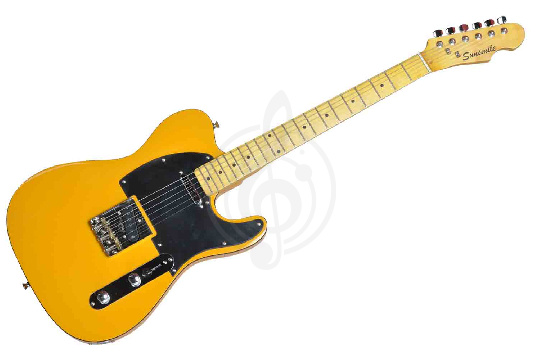 Sunsmile STL-130 - Электрогитара, желтая - фото 1 Электрогитара Telecaster Sunsmile STL-130 - Электрогитара, желтая - фото 1