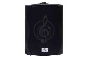 Изображение SVS Audiotechnik WS-40 Black - Громкоговоритель настенный