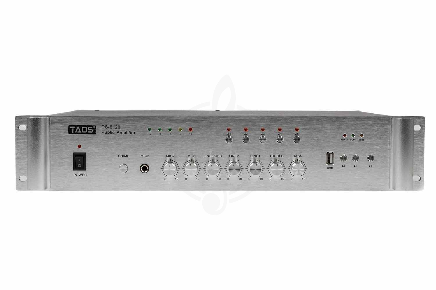 Трансляционный усилитель мощности TADS DS-6120 - Усилитель мощности трансляционный, 120 Вт - фото 5