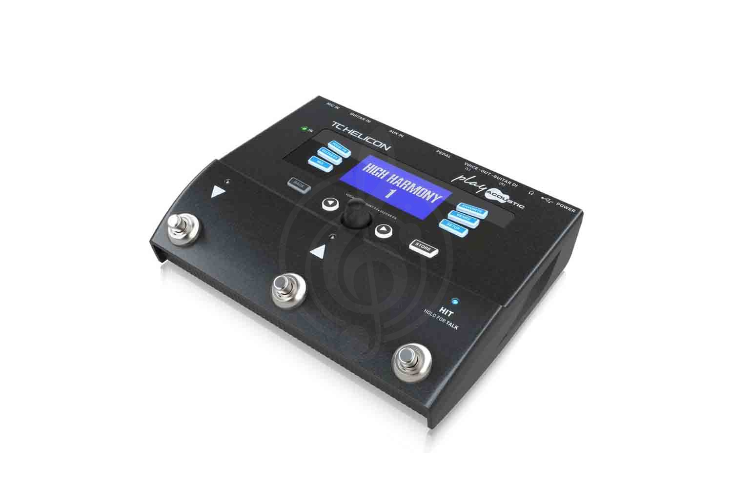 Процессор эффектов TC HELICON PLAY ACOUSTIC - напольный процессор для вокала и акустической гитары - фото 3