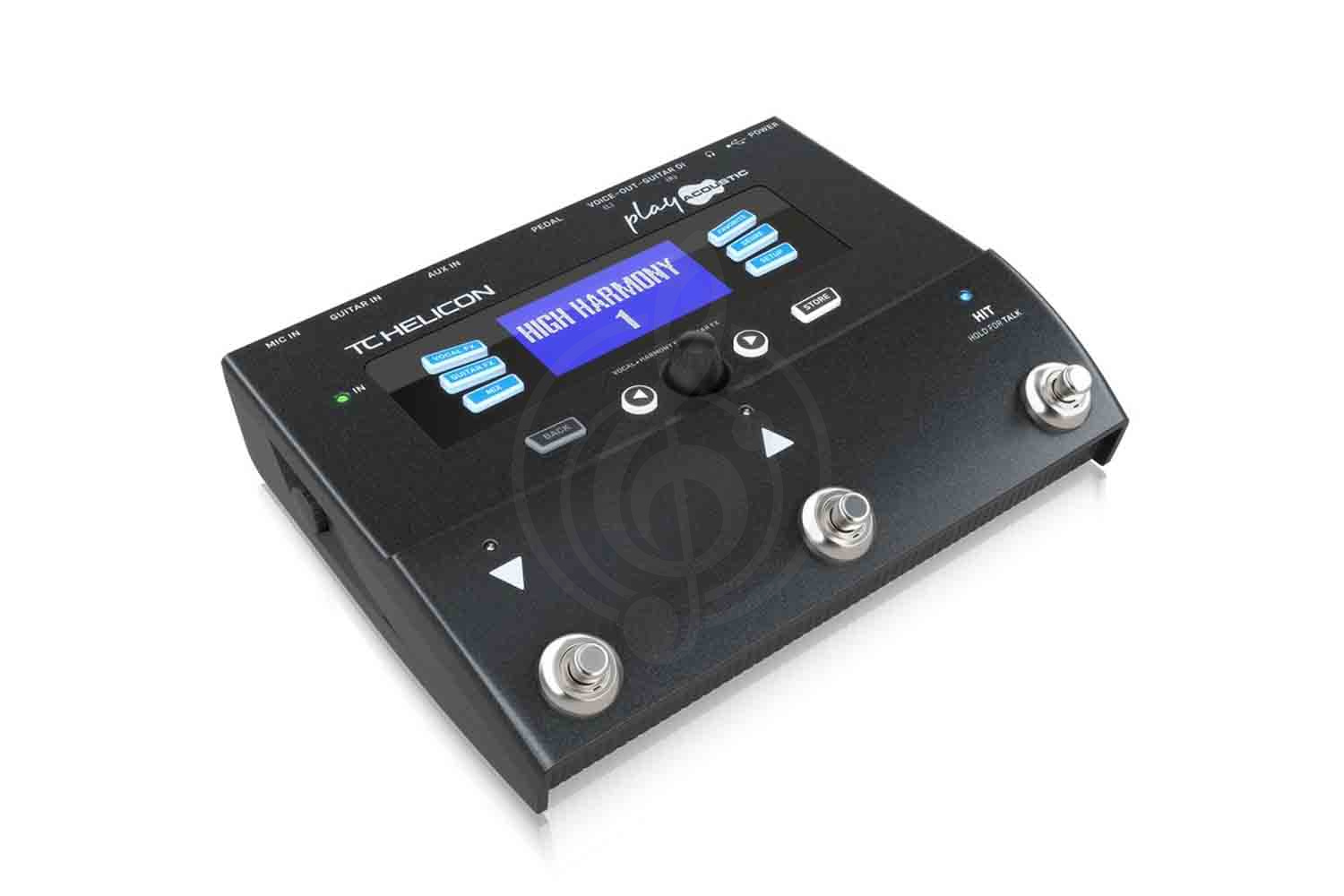 Процессор эффектов TC HELICON PLAY ACOUSTIC - напольный процессор для вокала и акустической гитары - фото 4