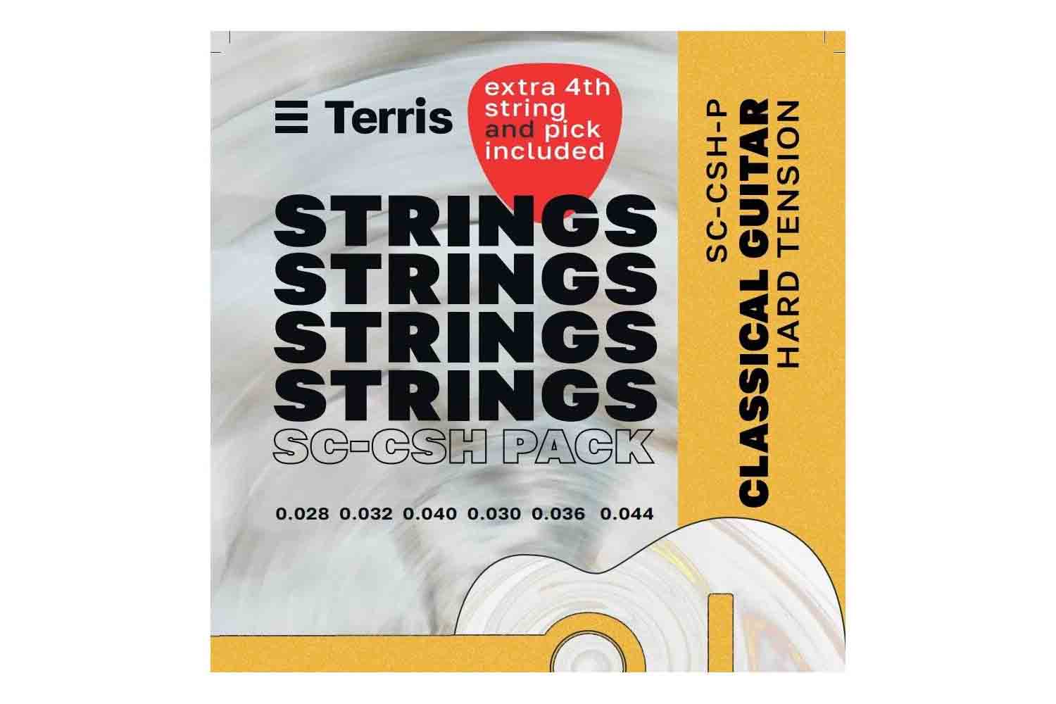 Струны для классической гитары TERRIS SC-CSH -Pack - Струны для классической гитары - фото 1