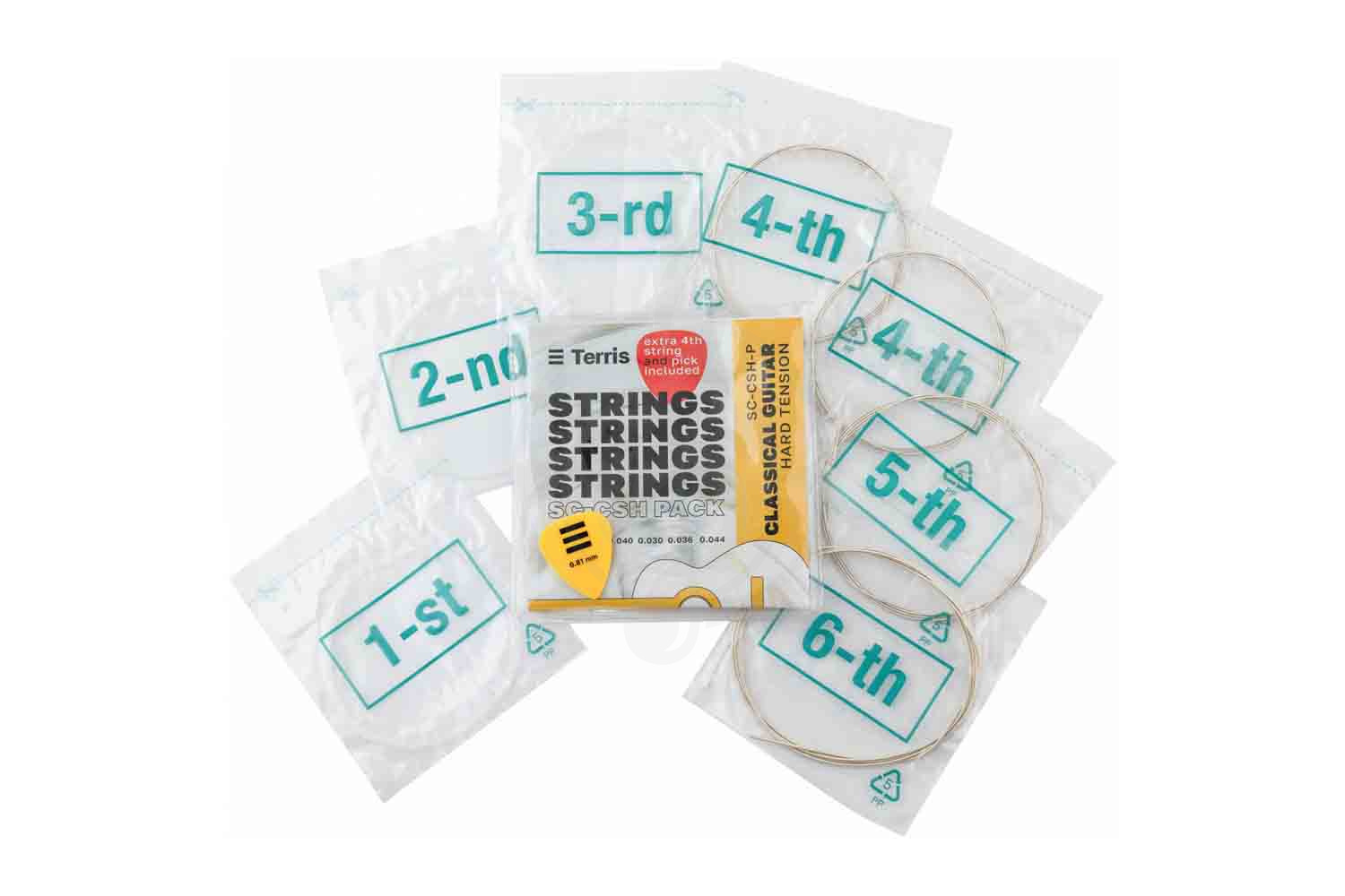 Струны для классической гитары TERRIS SC-CSH -Pack - Струны для классической гитары - фото 2
