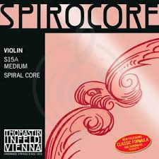 Thomastik S15A Spirocore Комплект струн для скрипки размером 4/4, среднее натяжение - фото 1 Струны для скрипки Thomastik S15A Spirocore Комплект струн для скрипки размером 4/4, среднее натяжение - фото 1