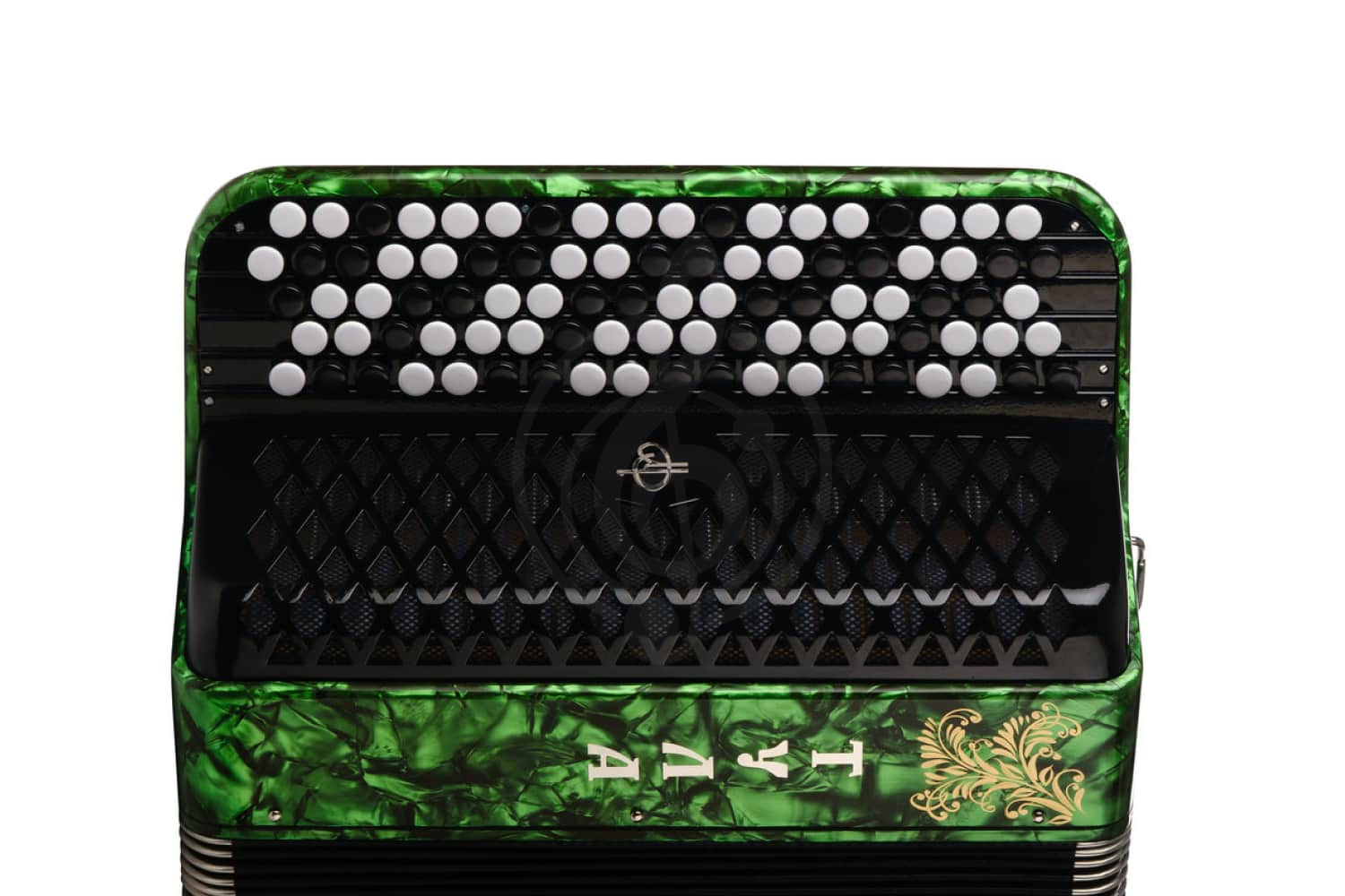  Тульская Гармонь BN-37-GR - Баян ученический двухголосный "Тула-209", 92/55х100-II, зеленый - фото 4