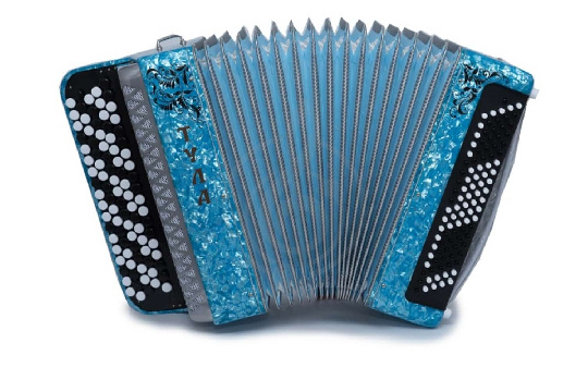  Тульская Гармонь BN-37-LB Баян ученический "Тула-209", 92/55х100-II, голубой - фото 1