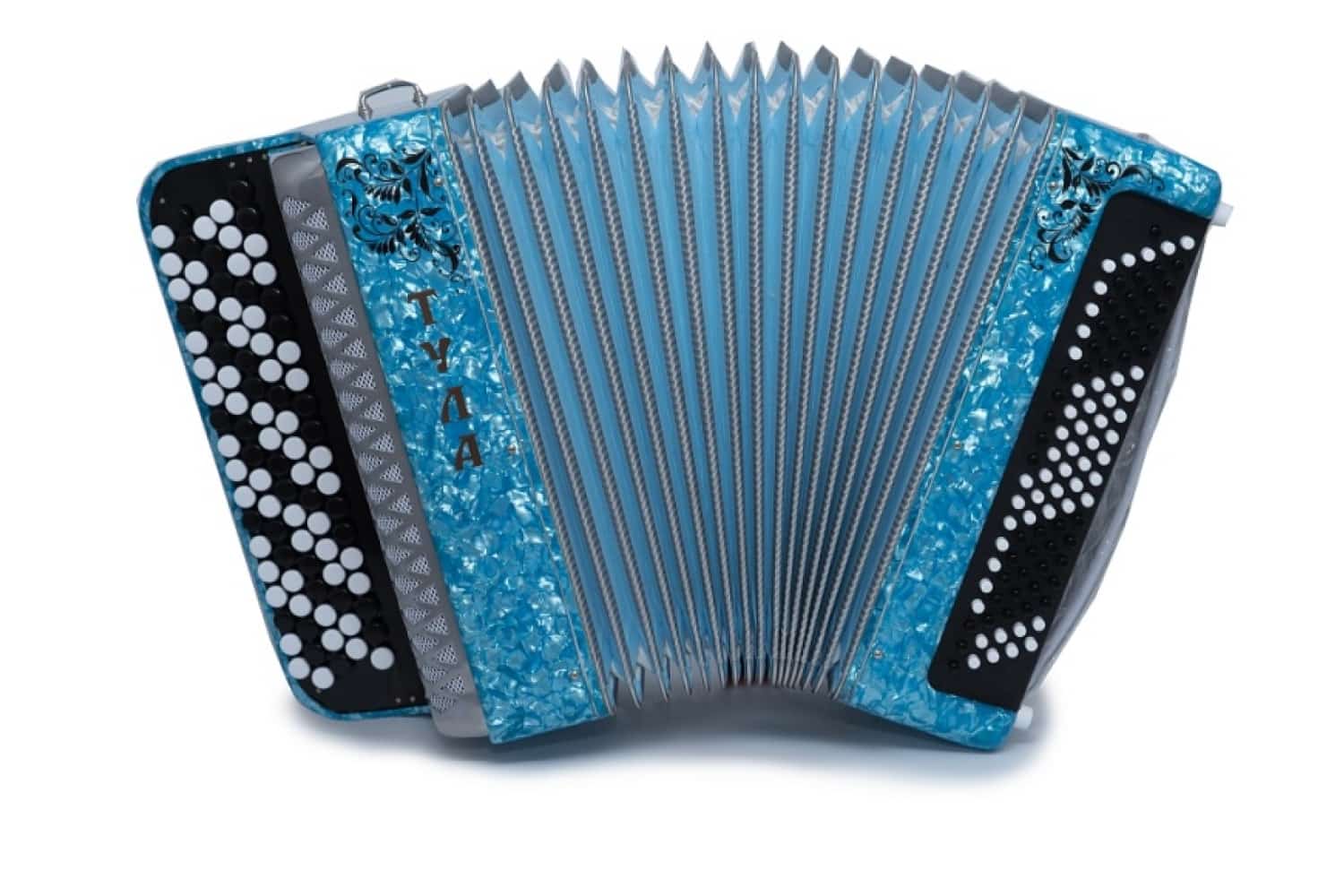  Тульская Гармонь BN-37-LB Баян ученический "Тула-209", 92/55х100-II, голубой - фото 1