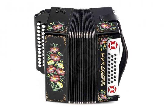 Гармонь Тульская гармонь - G-21-BK 301М 25х25-III с двумя ремнями, черная - фото 6