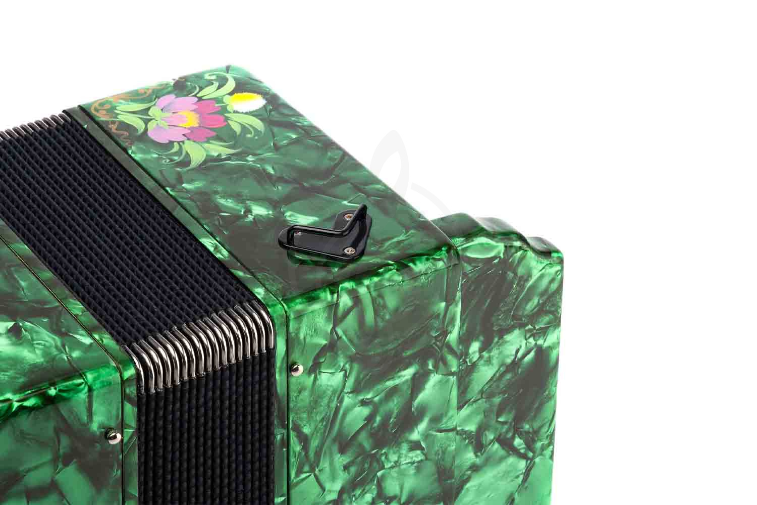 Гармонь Тульская гармонь G-21-GR 301М - 25х25-III с двумя ремнями, зеленая - фото 10