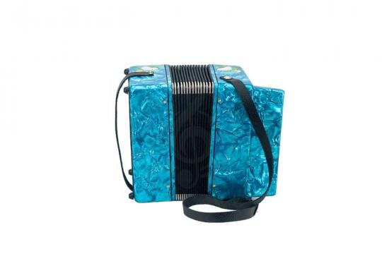 Гармонь Тульская Гармонь GN-7-LB "Сказка", 23х12-I, голубая - фото 10