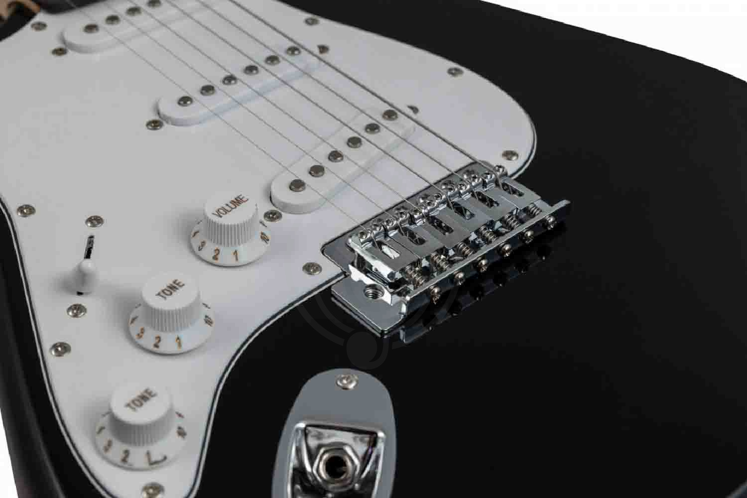 Электрогитара Stratocaster VESTON ST-SSS BK LH - Электрогитара - фото 3