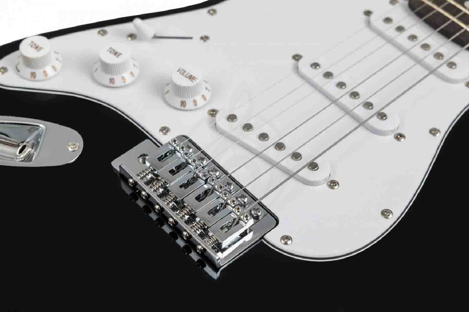 Электрогитара Stratocaster VESTON ST-SSS BK LH - Электрогитара - фото 8