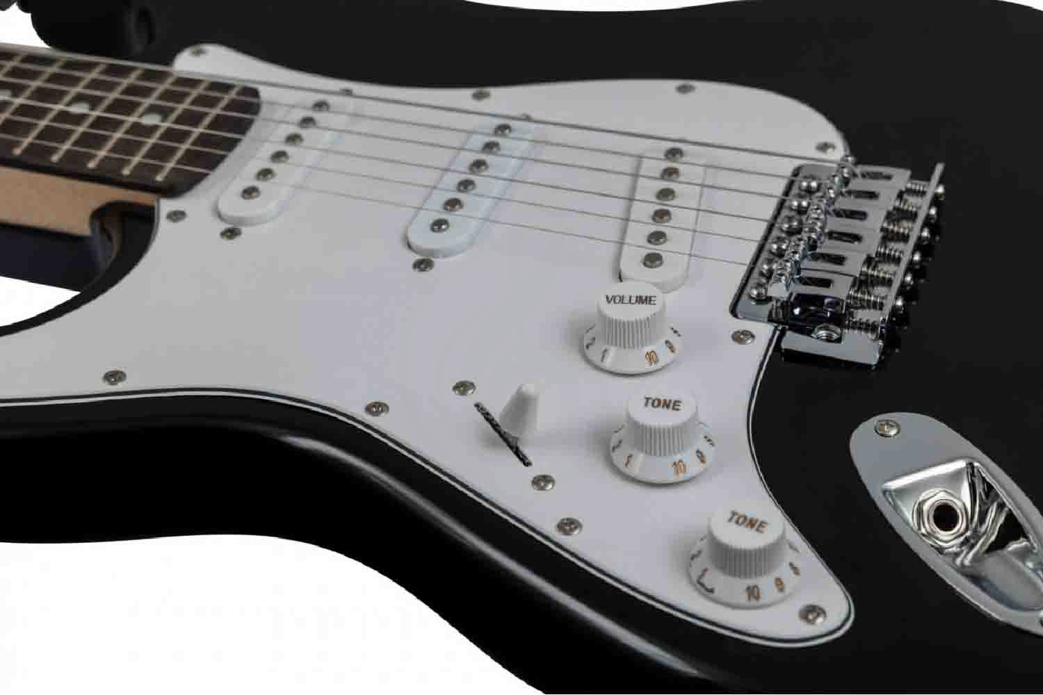 Электрогитара Stratocaster VESTON ST-SSS BK LH - Электрогитара - фото 11
