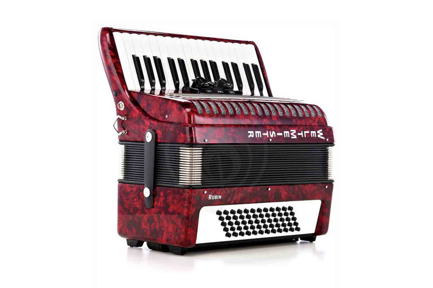 Аккордеон 1/2 Weltmeister Rubin 30/60/II/3 Аккордеон, цвет красный - фото 2