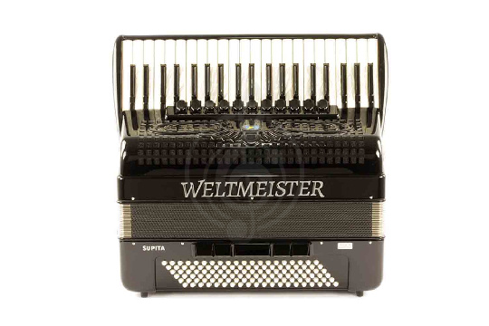 Weltmeister Supita-DeLuxe-41/120-BK Supita DeLuxe Аккордеон 41/120/IV/11/5, черный - фото 1 Аккордеон 4/4 Weltmeister Supita-DeLuxe-41/120-BK Supita DeLuxe Аккордеон 41/120/IV/11/5, черный - фото 1