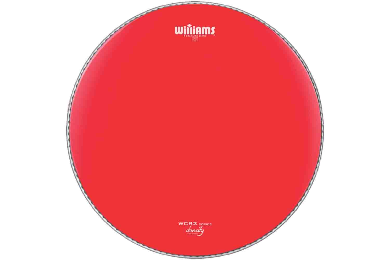 Пластик для томов Williams WCR2-10MIL-06 Density Red Series - Пластик для том-барабана 6", с покрытием, красный - фото 1