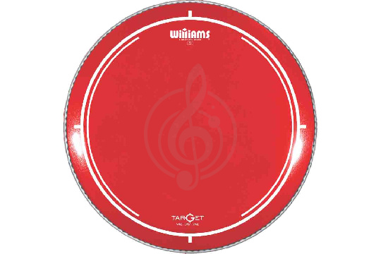 Williams WR2-7MIL-06 Target Series Red - Пластик для том-барабана 6", красный - фото 1 Пластик для томов Williams WR2-7MIL-06 Target Series Red - Пластик для том-барабана 6", красный - фото 1