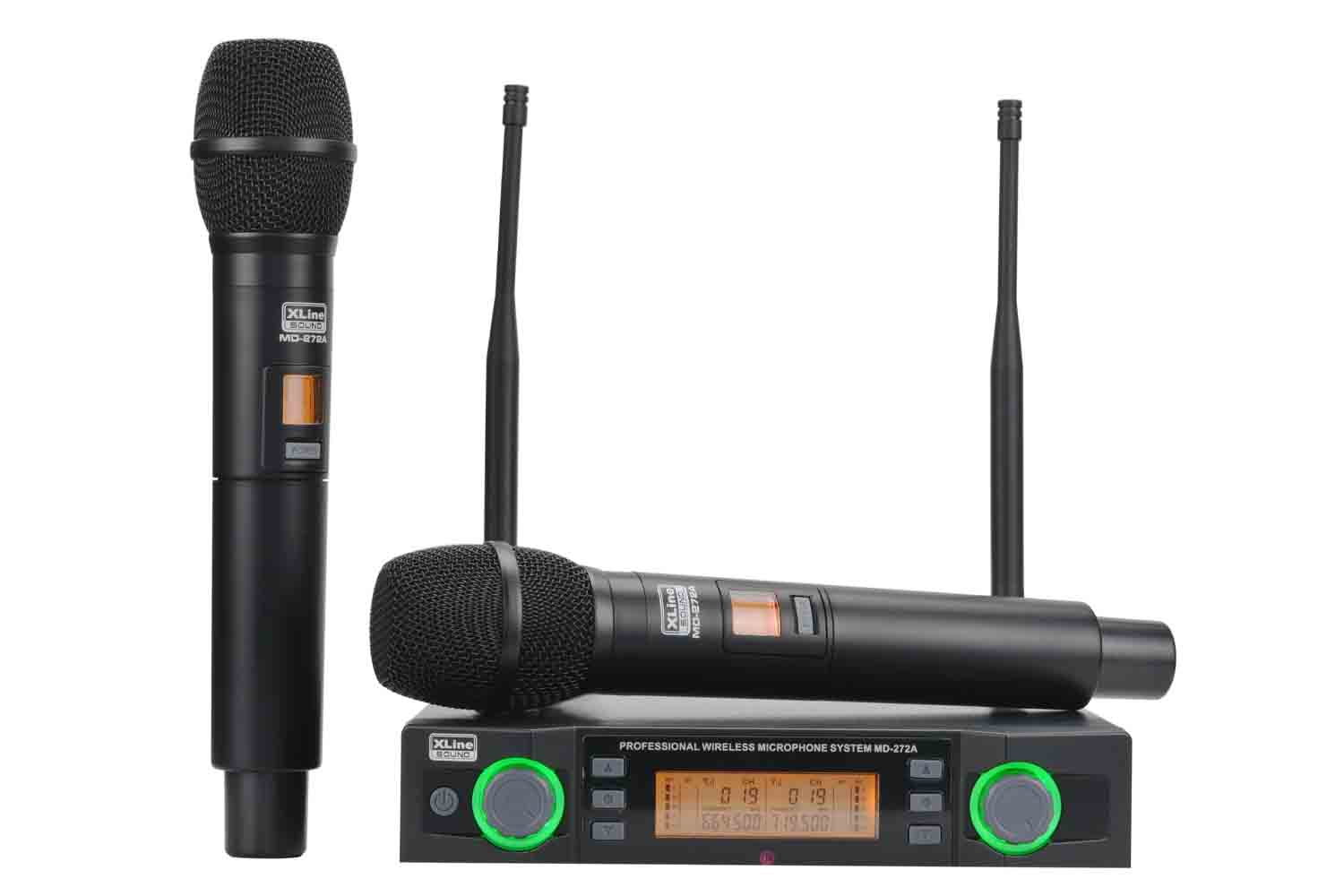 Радиосистема с ручным передатчиком XLine MD-272A - Радиосистема c двумя ручными передатчиками - фото 1