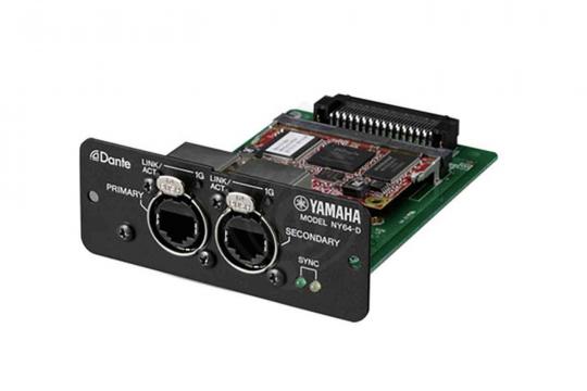 Цифровой микшер YAMAHA NY64-D - Карта расширения Dante - фото 2