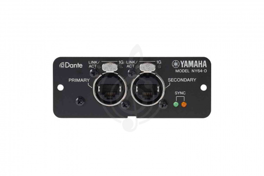 Цифровой микшер YAMAHA NY64-D - Карта расширения Dante - фото 1