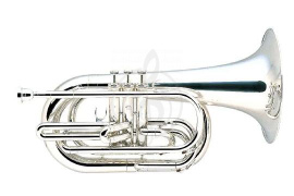 Yamaha YBH-301MS - баритон Bb маршевый, студенческий, 3х помповый, посеребренный - фото 1 Баритон Yamaha YBH-301MS - баритон Bb маршевый, студенческий, 3х помповый, посеребренный - фото 1