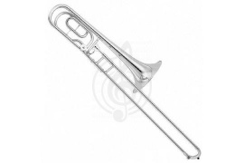 Тромбон Yamaha YBL-421GS - бас-тромбон Bb/ F, 14.3/241мм, Golg-brass раструб, посеребренный - фото 1