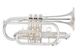 Yamaha YCR-6330SII - корнет Bb профессиональный, средний, посеребренный - фото 1 Корнет Yamaha YCR-6330SII - корнет Bb профессиональный, средний, посеребренный - фото 1