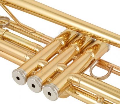 Труба YAMAHA YTR-3335 Труба Bb стандартная модель, средняя, лак-золото - фото 7