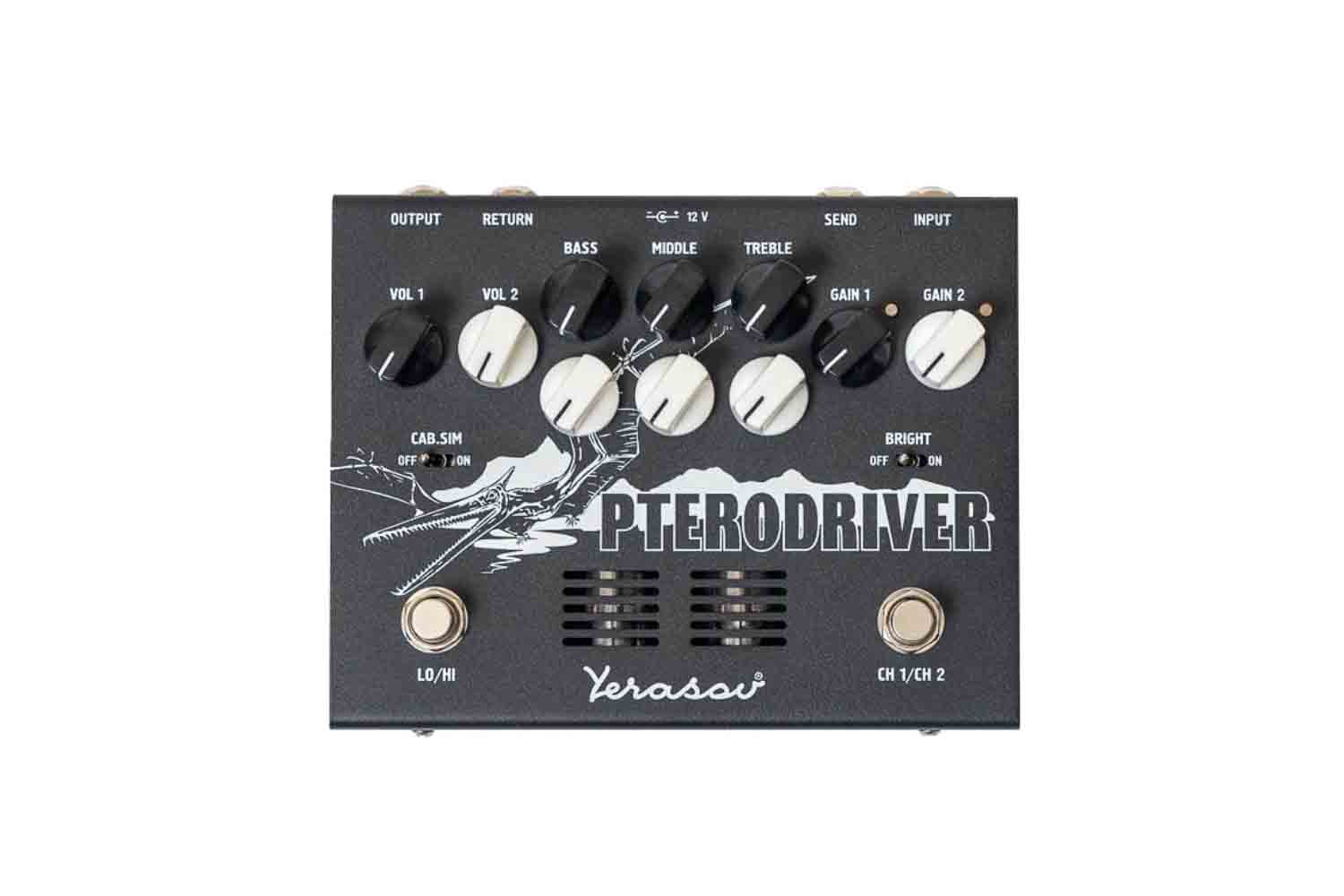 Педаль эффектов для электрогитары Yerasov PD-7 Pterodriver - Предусилитель гитарный, ламповый - фото 1