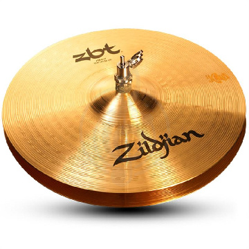 Zildjian ZBT14HB(T) тарелка Hi-hat ZBT 14" HI HAT пара - фото 1 Комплект тарелок Zildjian ZBT14HB(T) тарелка Hi-hat ZBT 14" HI HAT пара - фото 1